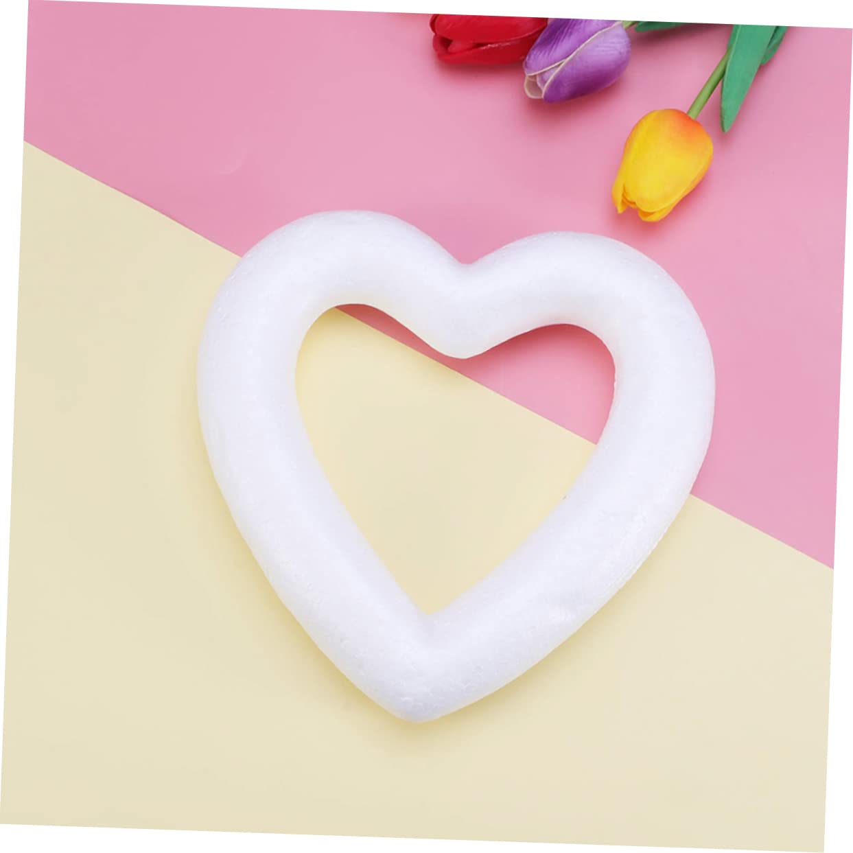 Cabilock 3 Set di Kit per Realizzare Ghirlande in Schiuma A Forma di Cuore per Decorazioni per La Casa Personalizzate Adatte per Progetti Fai da Te 18 Pezzi*3