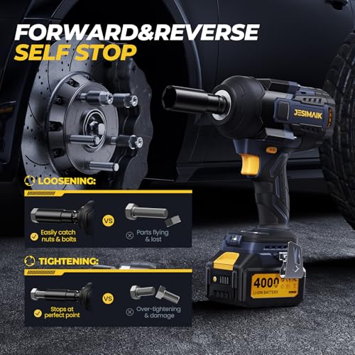 JESIMAIK 2000N.m Cordless Impact Wrench