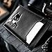 CoolKick Leather Hero ID Wallet for Men and Woman - Stylish Superhero Design, Durable Bifold Wallet with Multiple Card Slots, Cash Compartment, and Iconic Logo - Gift for All (Batmen)