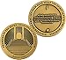 Seven Churches of Revelation Challenge Coin, Pack of All 7 Coins, Signs of the End Times & Promises to the 7 Churches Collectible Bible Verse Token, Christian Religious Antique Gold Plated Prayer Gift