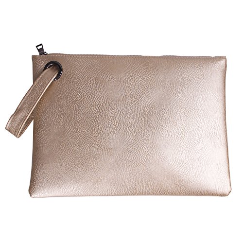 large gold clutch