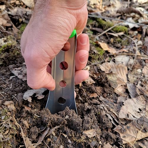 Image of Ultralight Backpacking Trowel, 0.48 oz (13.5g) Neon Green