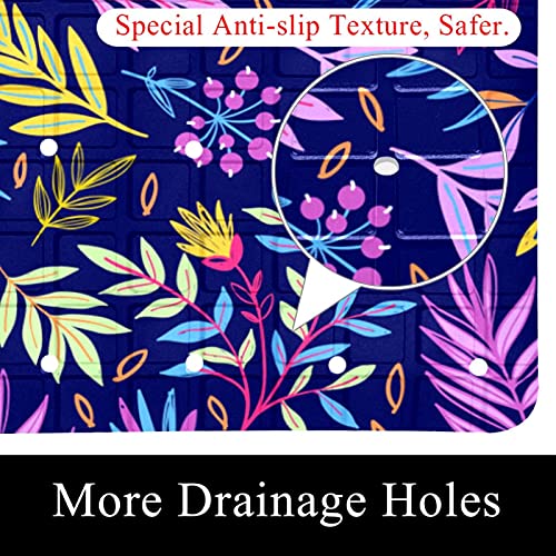 Tapis de bain antidérapant avec trous de drainage haute performance - 3