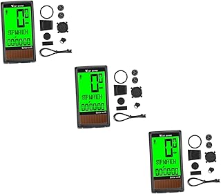 STOBOK 3 pcs speedometer speedometer speedometer odometer excersize bike exercie bikes bicicleta estatica para ejercicios bike computer bike backlight odometer cycling accessories supply