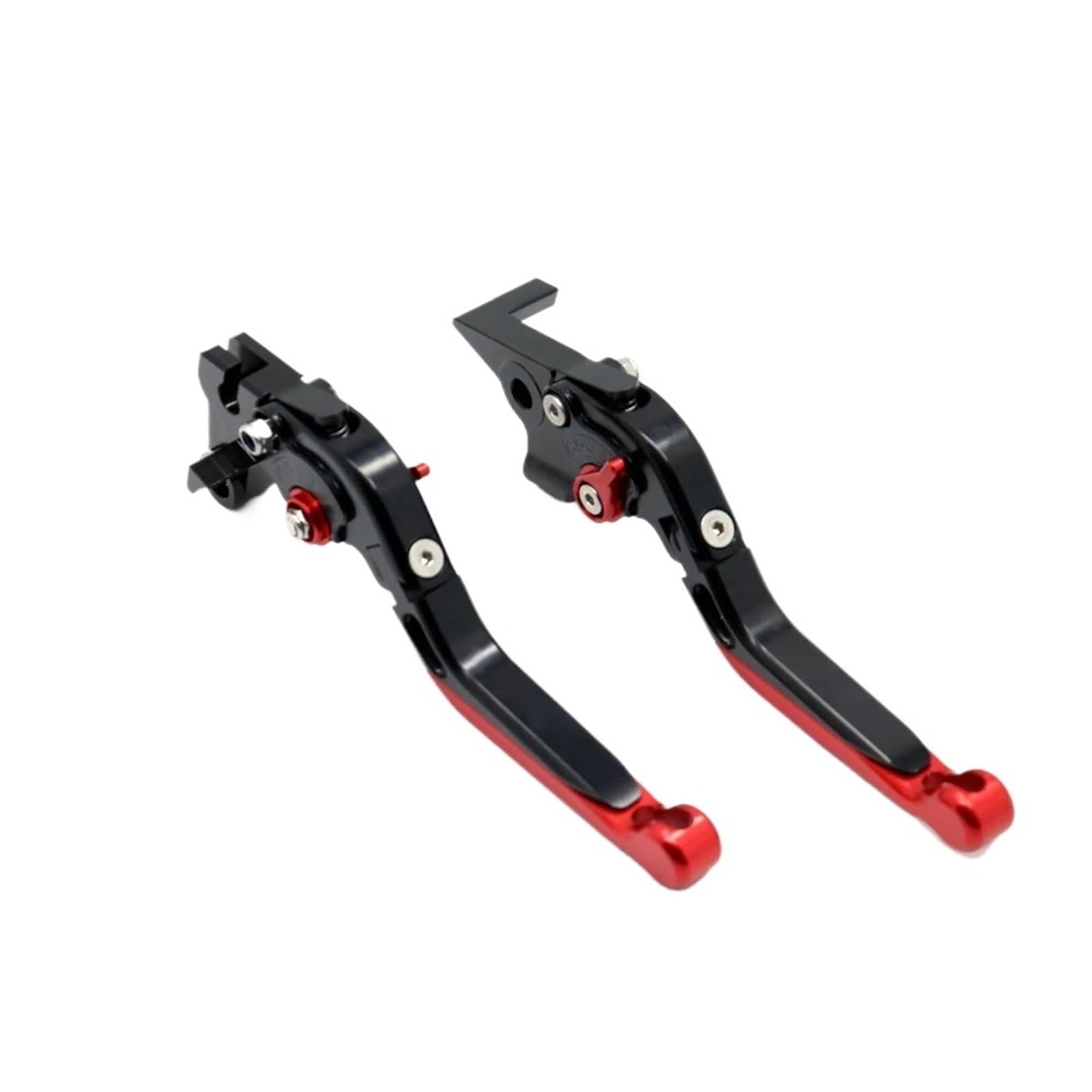 Palanca Freno Moto para YZF R6 para YZF-R6 para YZF R1 para YZF-R1 Accesorios Ajustables para Motocicleta Frenos Palancas de Embrague Manija Embrague Palanca Freno(Red Black)