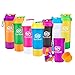 Smartshake Slim Bottle, 17 oz Shaker Cup, Neon Orange