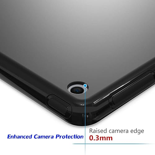 Miniatura 4 de Puxicu Funda para iPad 10.2 pulgadas, Diseño Delgado Mate TPU Caucho Suave Piel Silicona Cubierta Protectora Para IPad 9ª/8ª/7ª Generación 10.2"