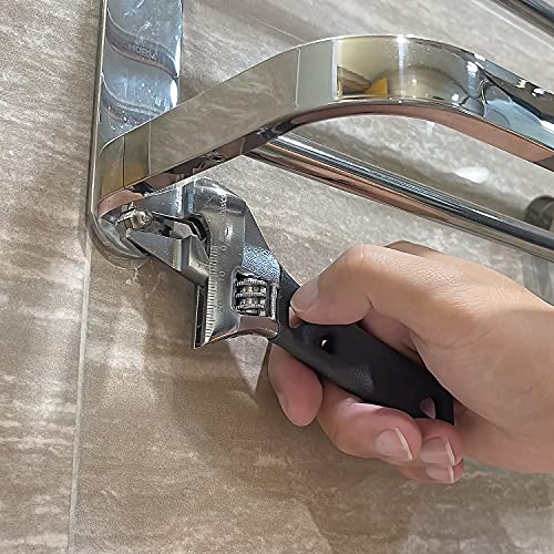 Amazon Basics 5.5-Inch (140Mm) Slim Jaw Adjustable Wrench, 1-3/16-Inch(30Mm) Jaw Capacity #TOP4