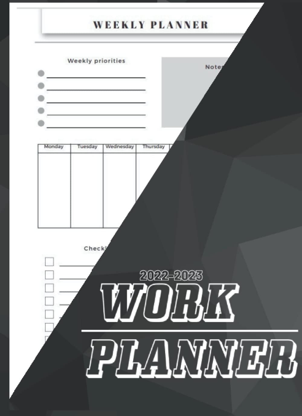 2023-2024 WOrk planner :weekly planner for work & school organisation 2023-2024 , 8.5 x 11