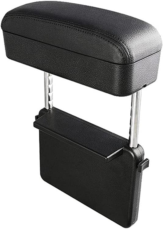 Organizator universal pentru cotieră consolă centrală auto Qirc, spațiu între scaune, suport pentru cot, negru