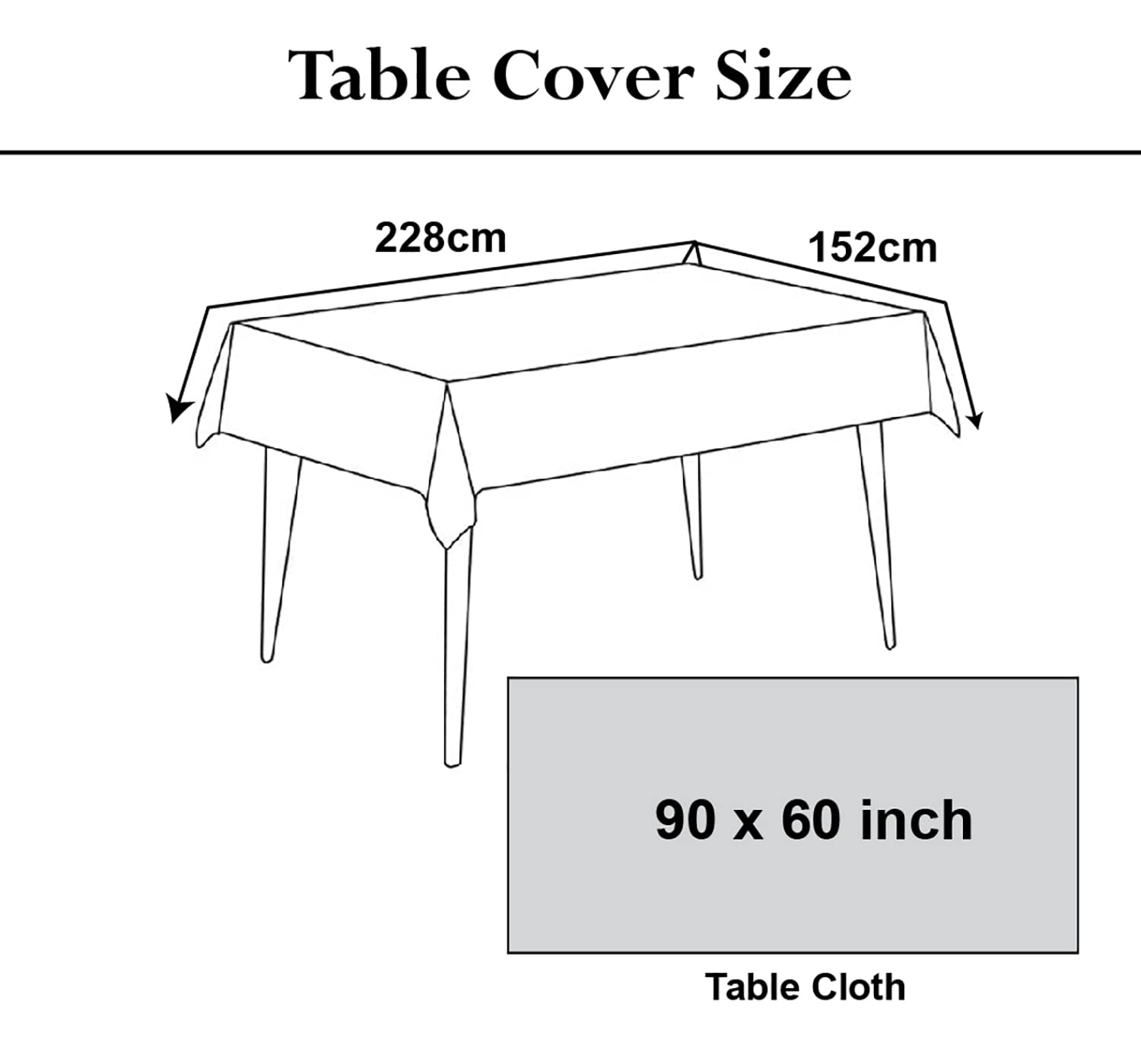 Urbane Home Dining Table Cover 6 Seater|Table Cloth|Table Cover for Home, Restaurant|Gold 3