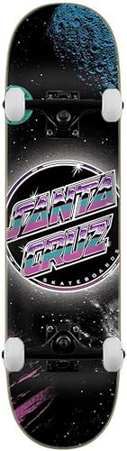 Santa Cruz - Tabla de patineta con puntos cromados, 8.0 x 31.6 pulgadas Santa Cruz - Tabla de patineta con puntos cromados, 8.0 x 31.6 pulgadas