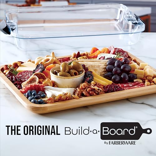 Farberware Build-A-Board 11 x 14 Inch Bamboo Cutting Board with Lid - image 3