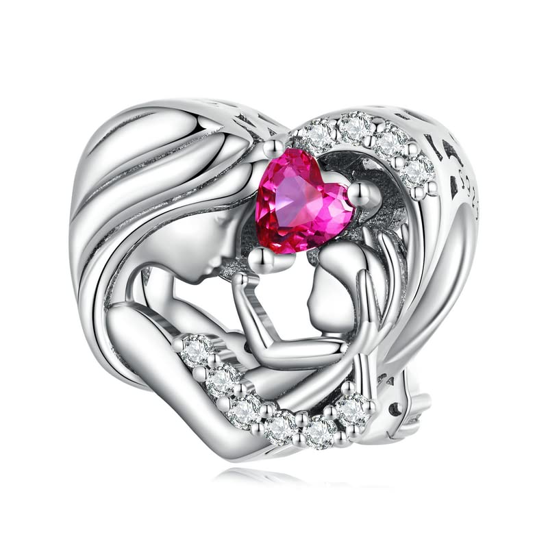 Charm Mamma Figli Figlio Figlia Amore Famiglia in argento 925 - Les Folies per Pandora