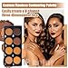 Katiluxiya Matte 8 Color Ttimming Makeup Palette, Powder Contour Palette, Cosmetics Contour and Highlighting Powder Foundation Palette, Contour & Bronzer, Light to Medium, Vegan & Cruelty-Free