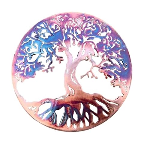 Decoración de arte de pared de metal del árbol de la vida GUIPAN Cover