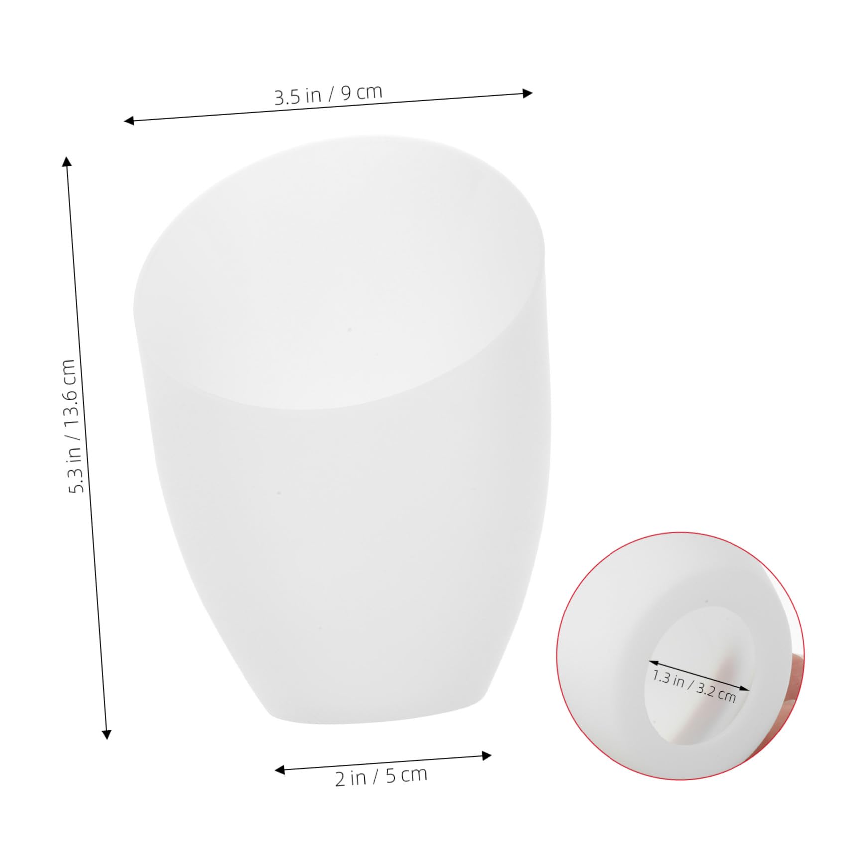 Baluue 5pcs Paralume di Plastica di Ricambio Ferro di A Ferro Di Cavallo Copertura Bianca Di Ricambio Per Lampada Camera A Più Teste