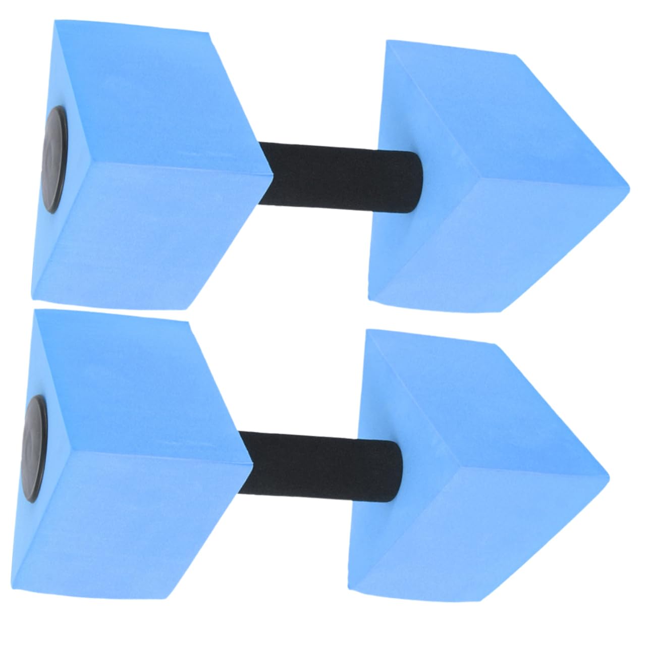 Yardwe 2pcs Water Weights Dumbbells for Pool Exercise Eva Durable Aquatic Resistance Equipment for Full Body Water Aerobics