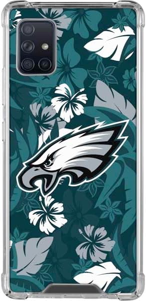 Skinit Clear Phone Case Compatible with Galaxy A51 5G - Officially Licensed NFL Philadelphia Eagles Retro Logo Design