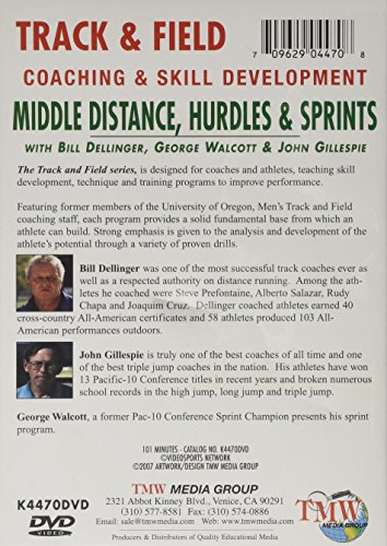 Track & Field: Middle Distance, Hurdles & Sprints With Bill Dellinger, John Gillespie & George Walcott [DVD] - Thumbnail 2