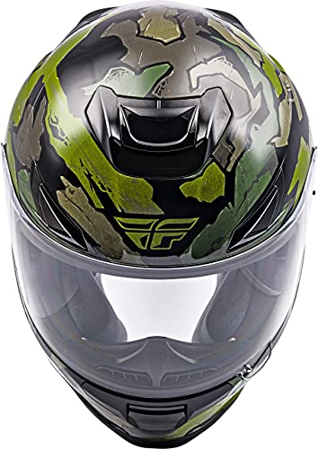 Fly Racing Sentinel Ambush Helmet, Motorcycle Helmet For Men And Women (Camo/Green/Grey) #TOP6