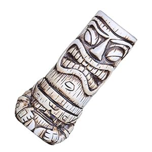 jojofuny 1 St Tiki Mok Grote Keramische Cocktail Tumbler Mok voor Hawaiian Luau Party Punch, Pina Colada en Tropische bar Drankjes Barware
