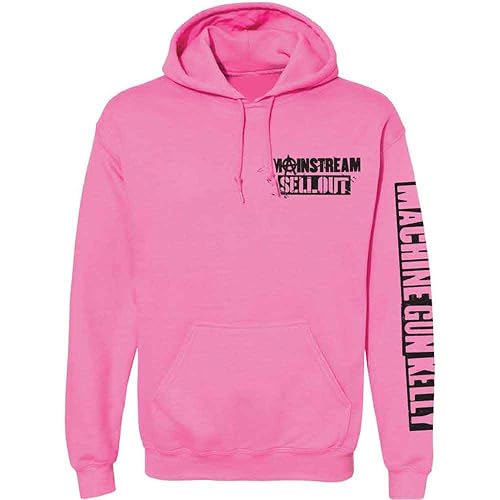 Hoodie Pink Face Logo Official Unisex Pink Pullover