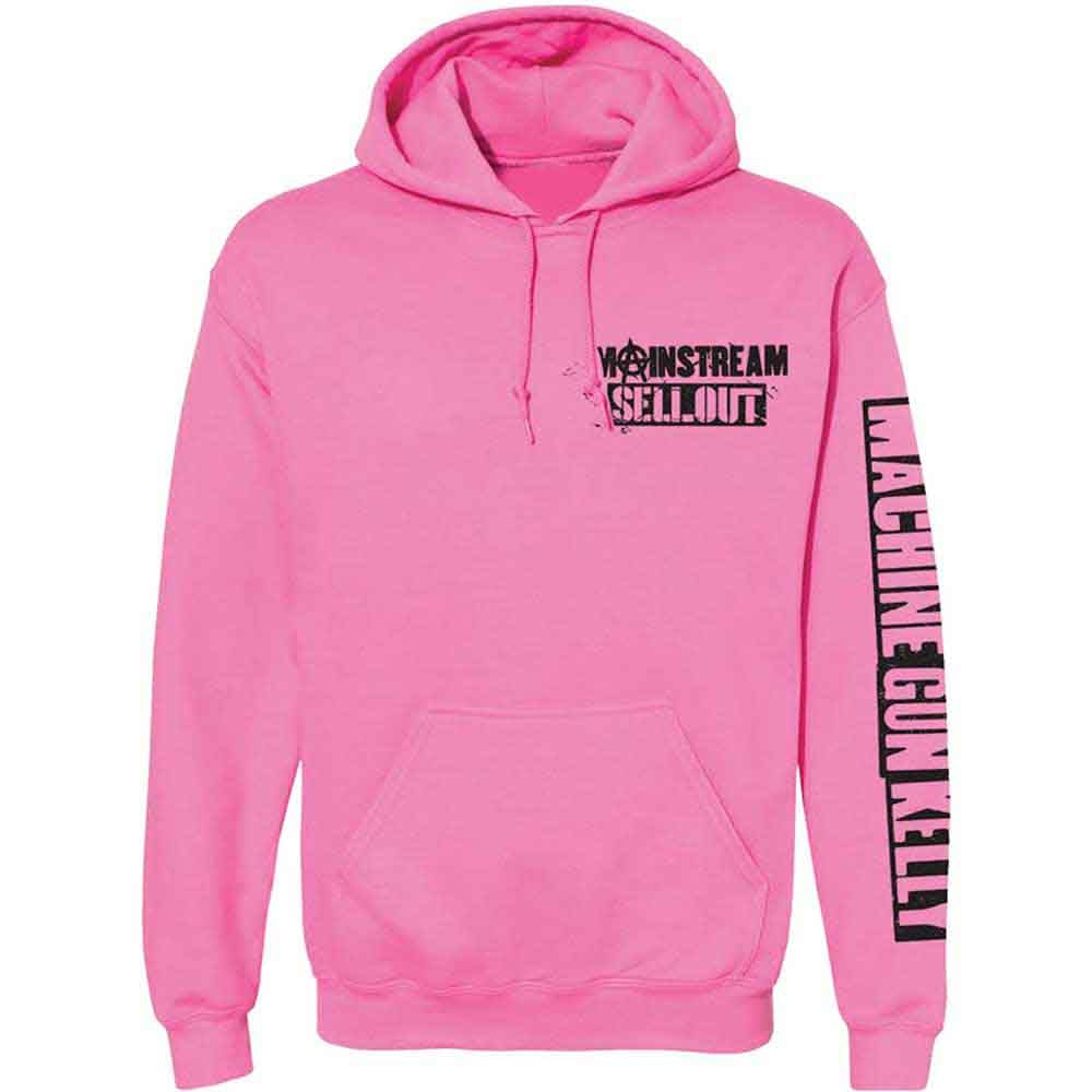 Machine Gun Kelly Hoodie Pink Face Logo Official Unisex Pink Pullover XXL
