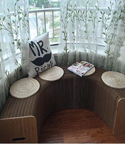 Chaise et canapé en papier kraft, pliable, extensible, design en accordéon