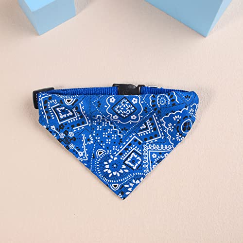 XIMA 6 coleiras bandana para gatos com gravata borboleta removível para gatos, filhotes, gatinhos, p