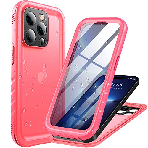 Cozycase for iPhone 14 Pro Waterproof Case Pink