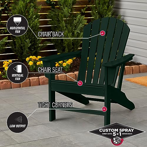 Image of Rust-Oleum Stops Rust Custom 5-in-1 Spray Paint, Satin Hunter Green | Rust Preventive Protective Enamel, Multi Surface (Metal, Wood and More), Adjustable Dial for Better Control, Fast Dry, 6 Pack