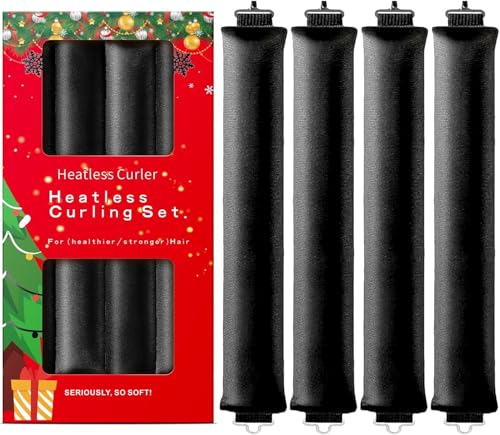 Neu Lockenwickler Locken Ohne Hitze,Heatless Curls Band Samt über Nacht mit Haarnadel Rutschfest, über Nacht DIY Hair Curler no Hea Set Haarband Wave Formers für Mittleres Langes Haar