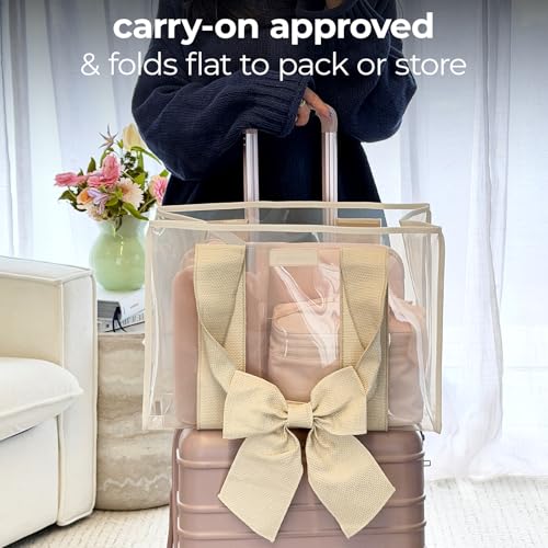 Case-Mate Ecru Raffia Bow Tote