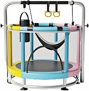 トランポリン 子供用トランポリン 家庭用トランポリン 強力な耐荷重 安全で安定している 強い弾力性 ジャンプ手すり 環境に優しい素材 組み立てが簡単 静かな設計 トランポリン 室内 直径1m 1.2m 1.4m 子供と大人、屋内と屋外のユニバーサル [並行輸入品]