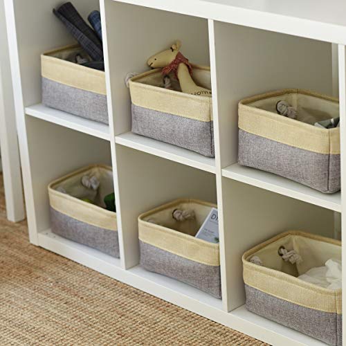 image for TheWarmHome Storage Baskets for Organizing - 11.8x7.8x5.2 inch Small 6