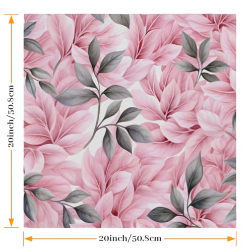 Servilletas de Tela Floral Flowers Set 6 50.5x50.5 cm miniatura 2