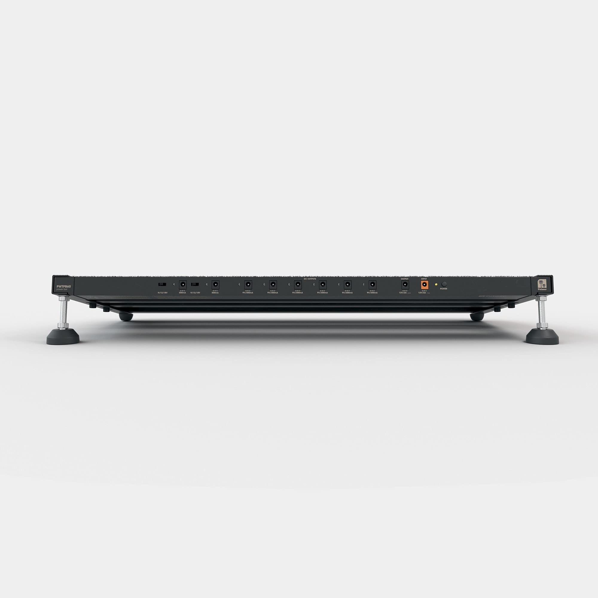 Palmer Pedalbay 60 PB Set Pédalier avec Powerbar/bloc d'alimentation avec 8 sorties Noir 60 cm