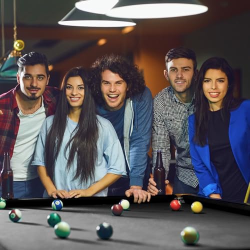 Mixweer Billiard Cloth 8.53ft Pool Table Felt with 6 Cloth Strips Pre Cut Pool Table for Home Clubs Bars Indoor Sports Game - Image 6