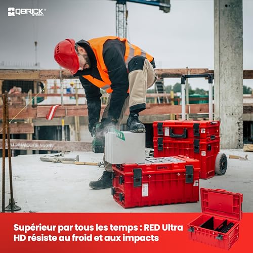 Boîtes à Outils QBRICK SYSTEM ONE 350 2.0 Expert RED Rouge 600mm - 4