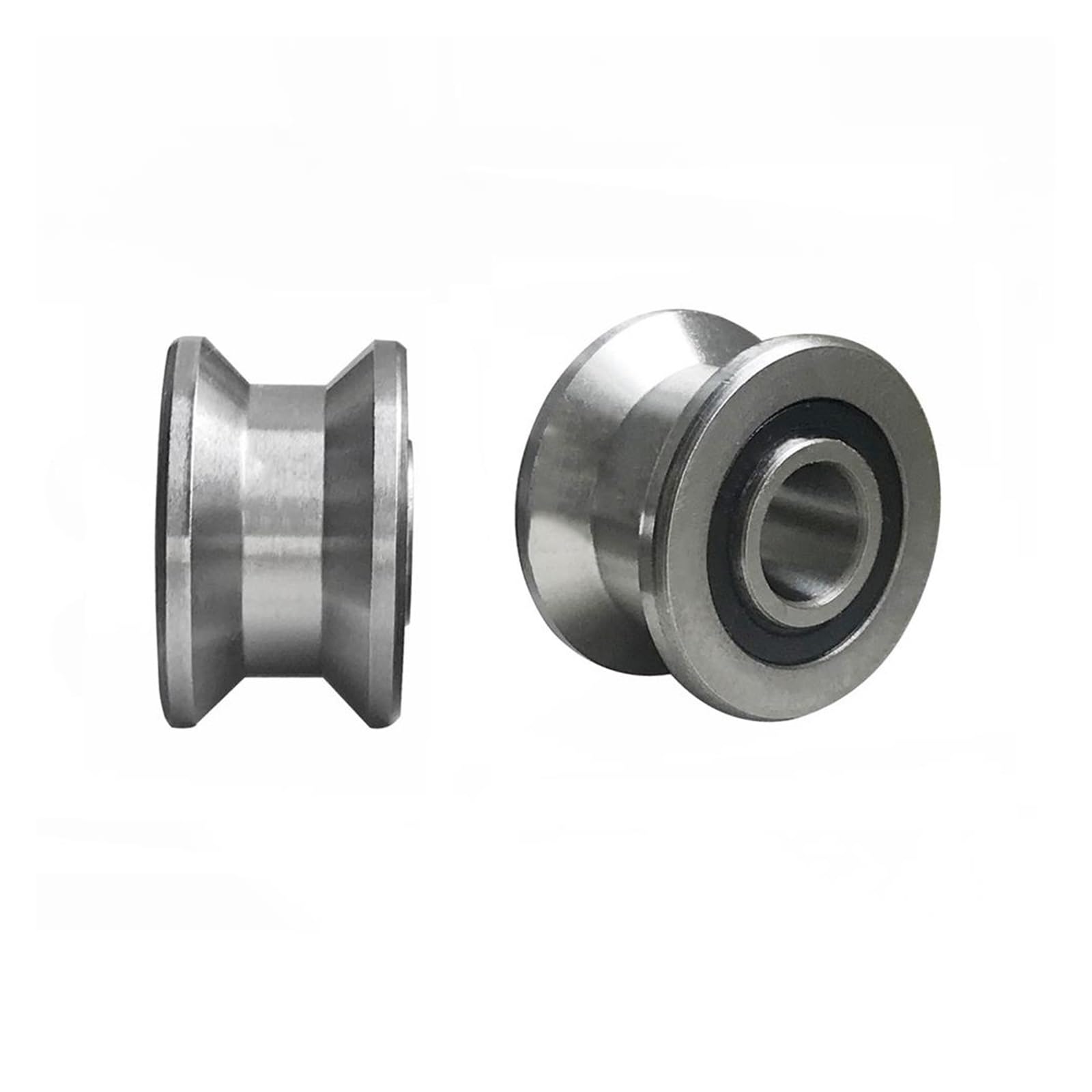 Cuscinetti sigillati con cuscinetti a sfera in acciaio inossidabile, 10 pezzi a rulli guida a scorrimento T22 T-Slot Line - 8x22,5x14,5x13,5 mm a sfere autoallineanti