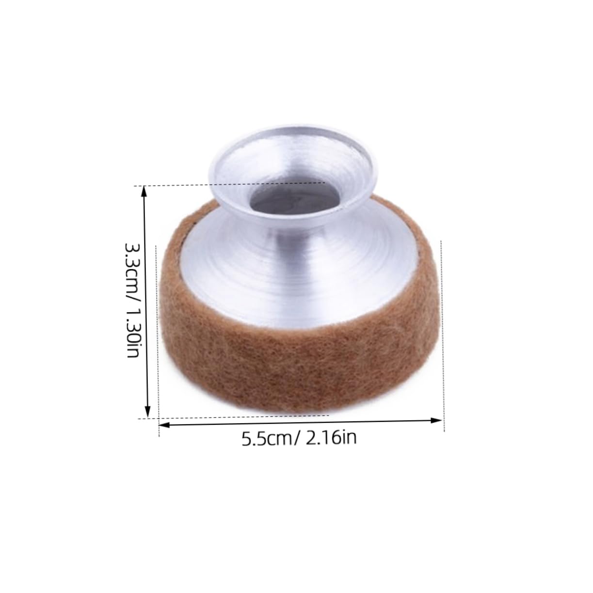 Yardwe Soprano Saxophone Mute Dampener Acoustic Sound Muffle for Hard Construction Compact Suitable for Musicians Seeking Enhanced Sound