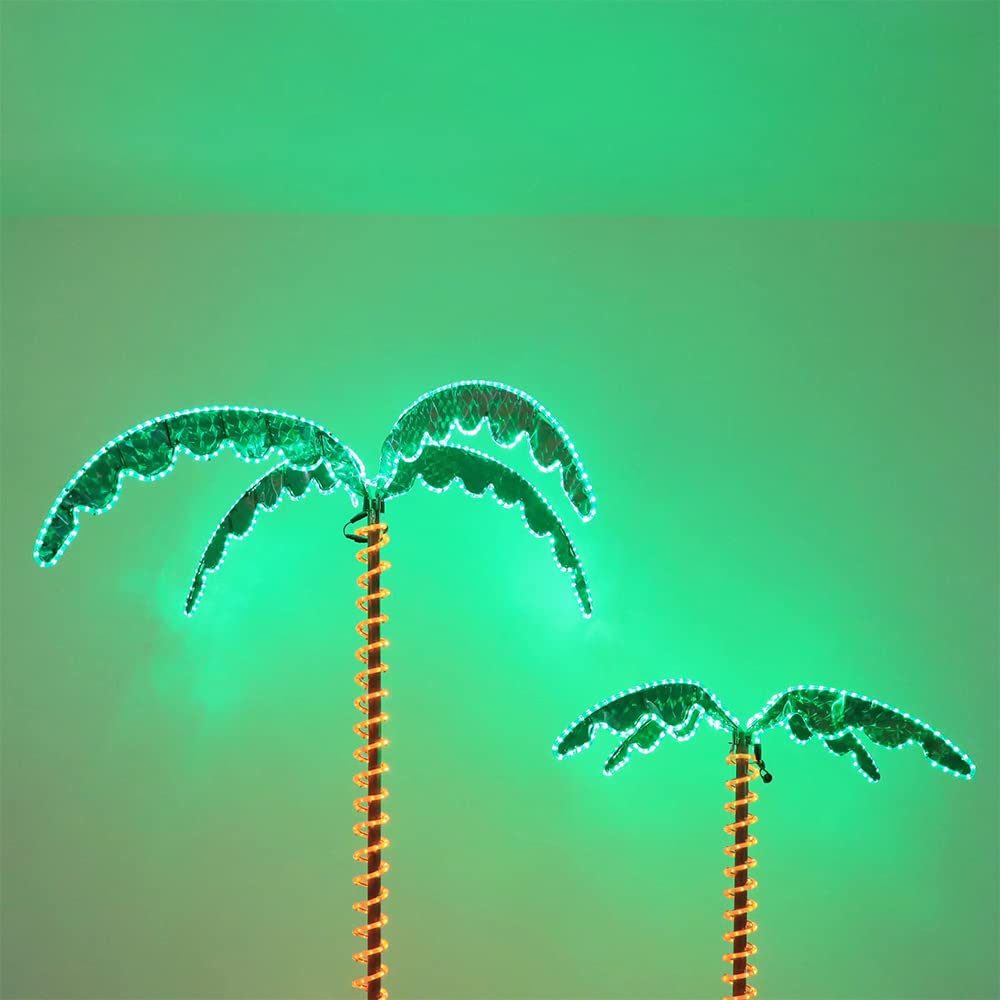 Aniai Waterproof 7FT Tall, Led Rope Light, Coconut Palm Tree Light, Outdoor Use Holiday Decoration (