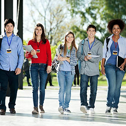 Badge Lanyards Neck Bulk Cruise Lanyards Lanyard With Clip For Id Card Name Tags Badge Holders (Red, 100 Pack) #TOP4