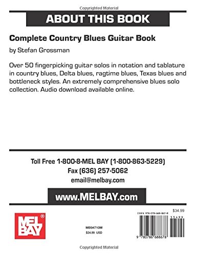 Complete Country Blues Guitar Book #TOP1