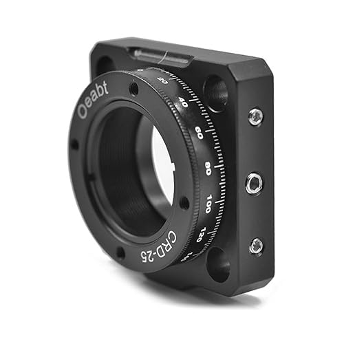 Miniatura 2 de Marco de montaje de rotación de índice CRD-25 Marco de montaje de polarizador Sistema de jaula de 1.181 in Base de montaje de 360 grados