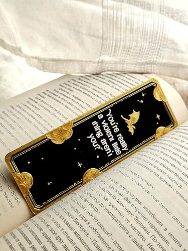 Image of Set of 5 Fantasy Dragon Bookmarks - for Dragon Rider & Fantasy Romance Readers | Aesthetic Quote Bookmarks for Books, Journals & Gifts | Washable | Durable Bioplastic