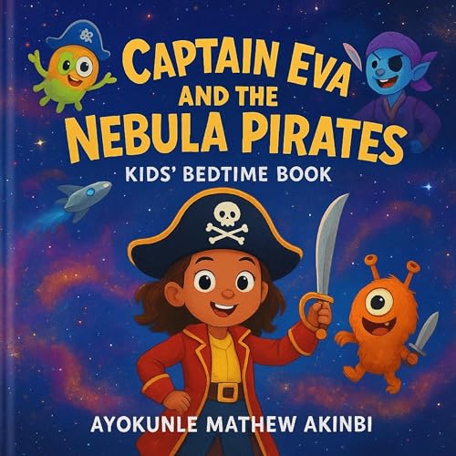 Captain Eva and the Nebula Pirates Audiolibro Por Ayokunle Mathew Akinbi arte de portada