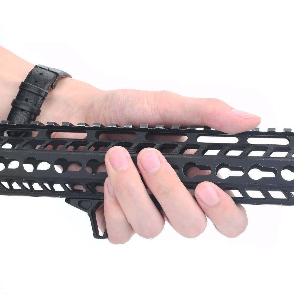 Buy WADSN Tactical Aluminum Angled Hand Stop Rifle Airsoft Grip