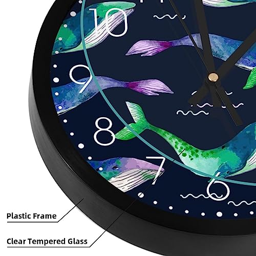 Horloge murale à quartz à piles avec mécanisme de précision